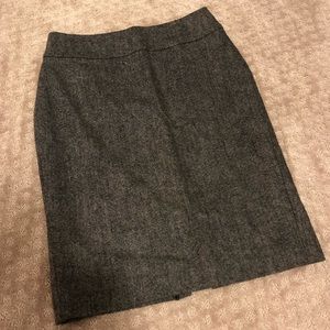 Brown wool CAbi pencil skirt